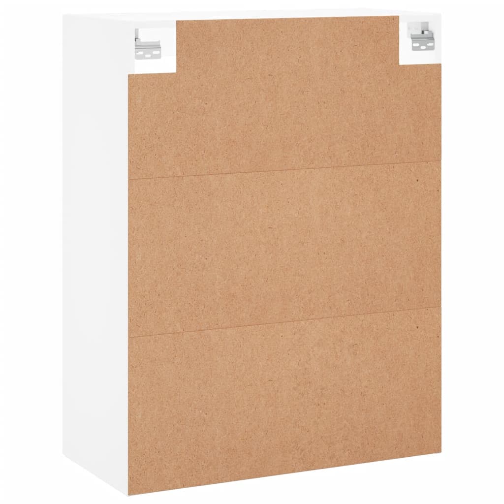 Wall Mounted Cabinet White 69,5x34x90 cm