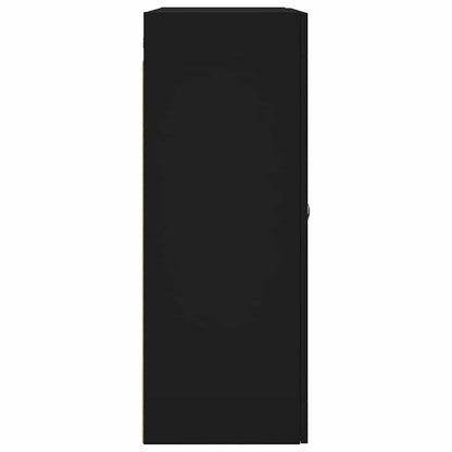Wall Mounted Cabinet Black 69,5x34x90 cm