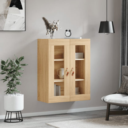 Wall Mounted Cabinet Sonoma Oak 69,5x34x90 cm
