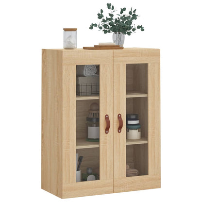 Wall Mounted Cabinet Sonoma Oak 69,5x34x90 cm