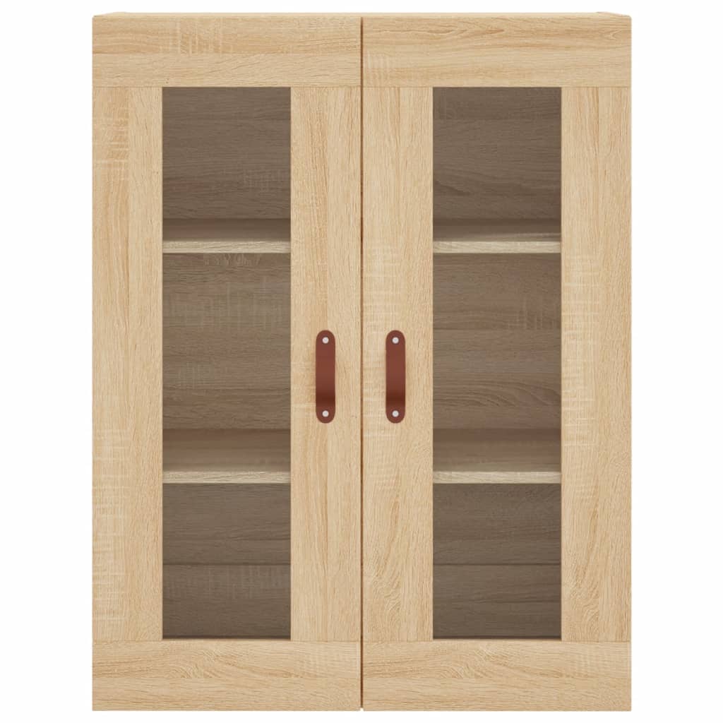 Wall Mounted Cabinet Sonoma Oak 69,5x34x90 cm