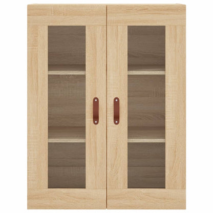Wall Mounted Cabinet Sonoma Oak 69,5x34x90 cm