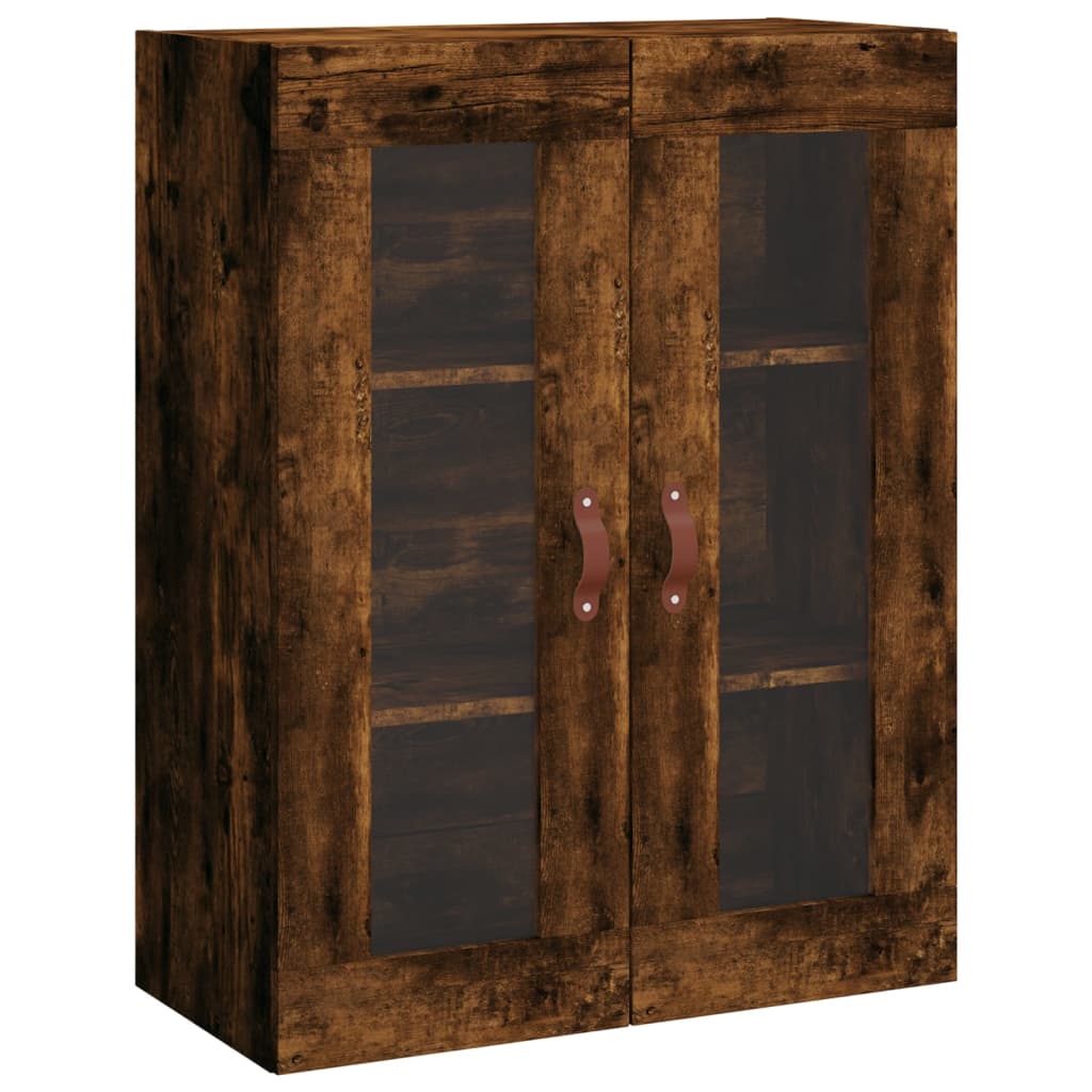 Wall Mounted Cabinet Smoked Oak 69,5x34x90 cm