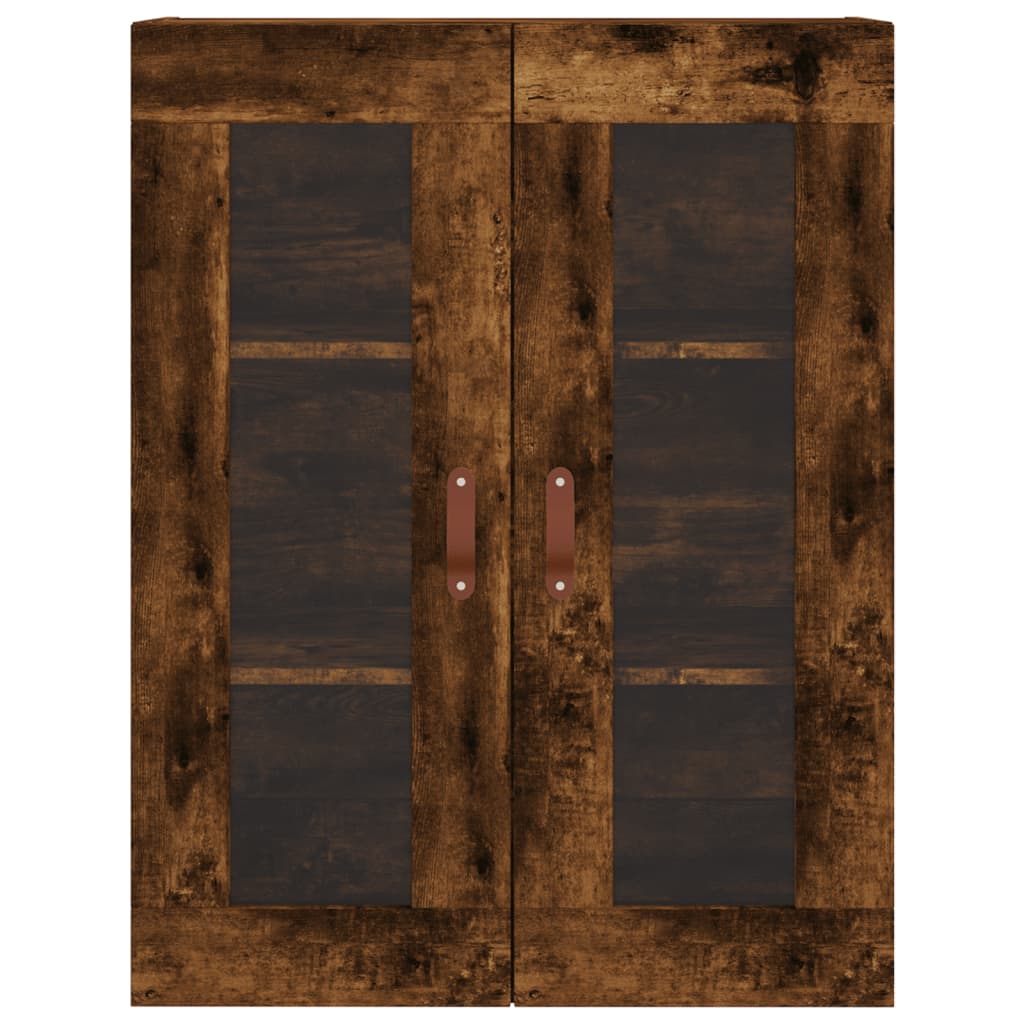Wall Mounted Cabinet Smoked Oak 69,5x34x90 cm