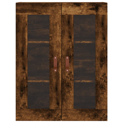 Wall Mounted Cabinet Smoked Oak 69,5x34x90 cm