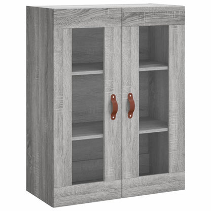 Wall Mounted Cabinet Grey Sonoma 69,5x34x90 cm