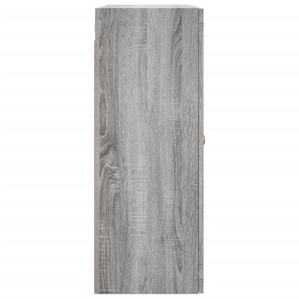 Wall Mounted Cabinet Grey Sonoma 69,5x34x90 cm