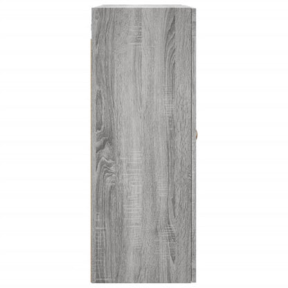 Wall Mounted Cabinet Grey Sonoma 69,5x34x90 cm