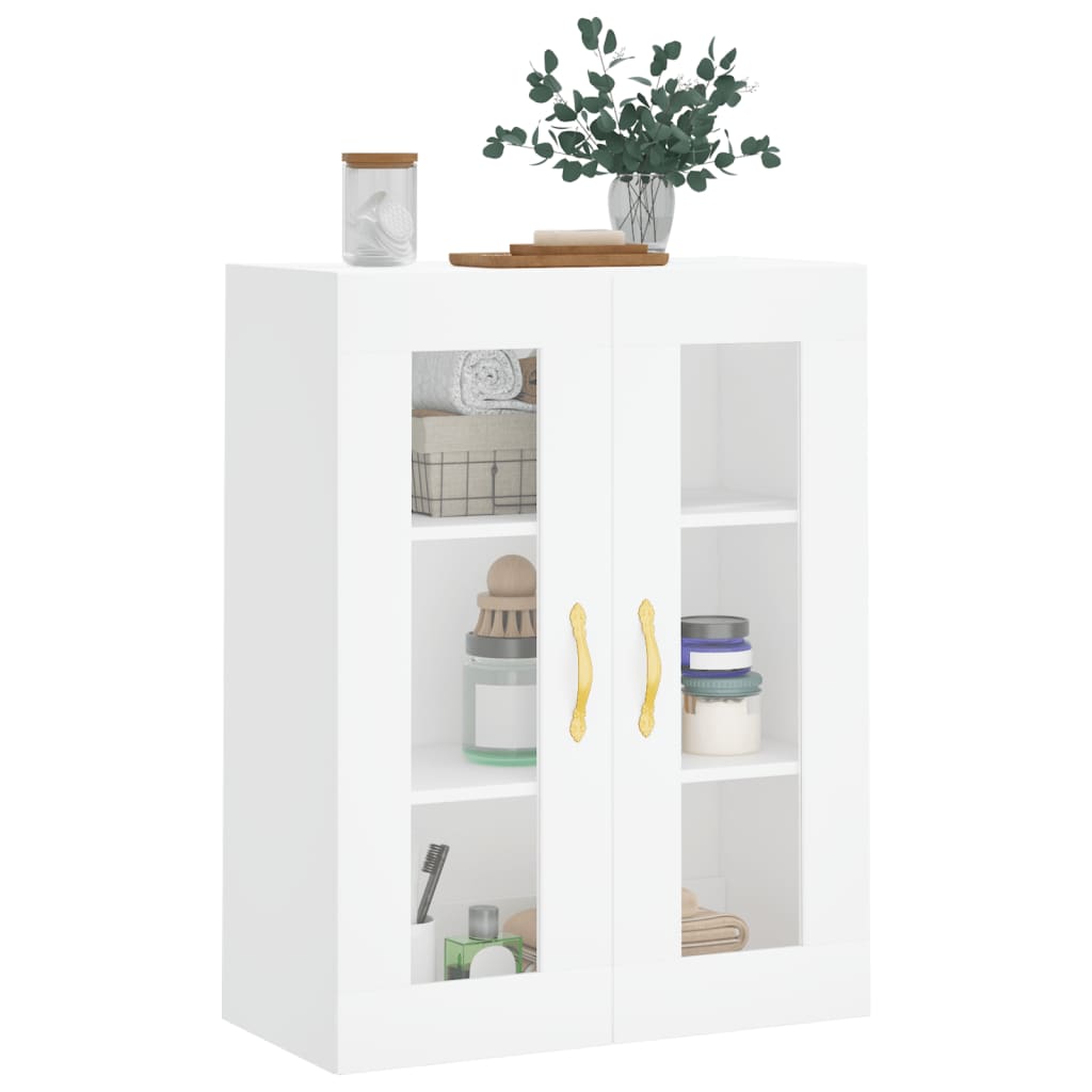 Wall Mounted Cabinet White 69,5x34x90 cm