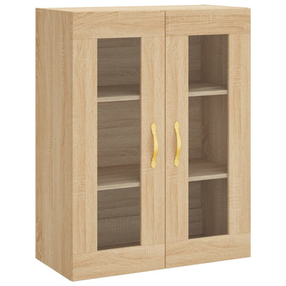 Wall Mounted Cabinet Sonoma Oak 69,5x34x90 cm