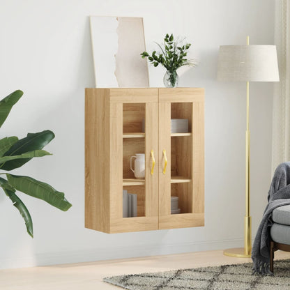 Wall Mounted Cabinet Sonoma Oak 69,5x34x90 cm