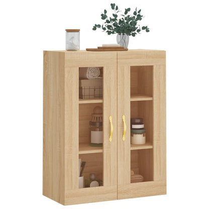 Wall Mounted Cabinet Sonoma Oak 69,5x34x90 cm