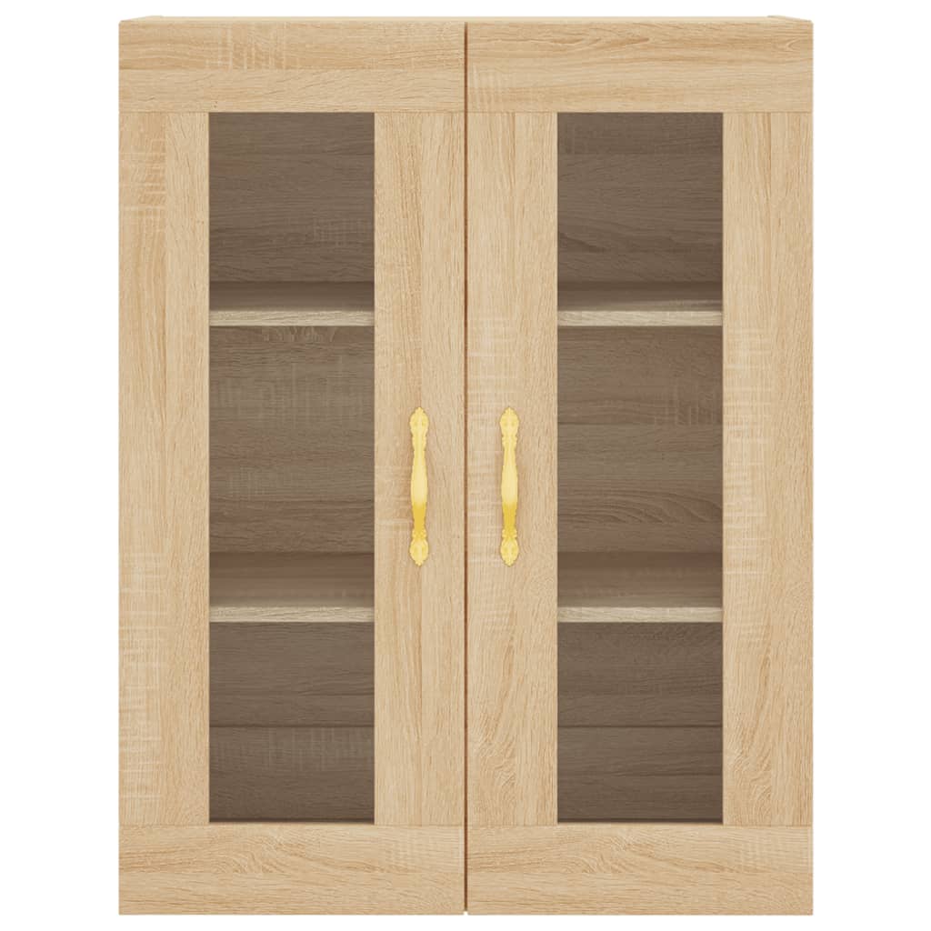 Wall Mounted Cabinet Sonoma Oak 69,5x34x90 cm
