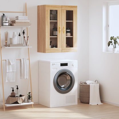 Wall Mounted Cabinet Sonoma Oak 69,5x34x90 cm