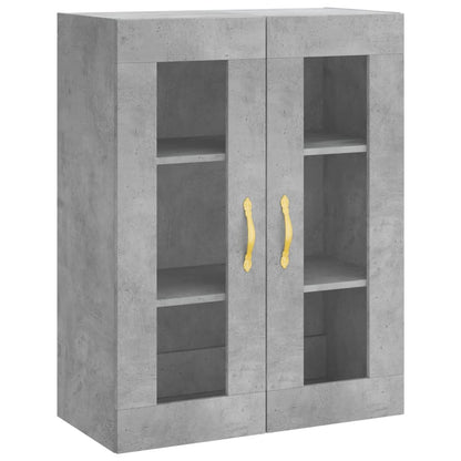 Wall Mounted Cabinet Concrete Grey 69,5x34x90 cm