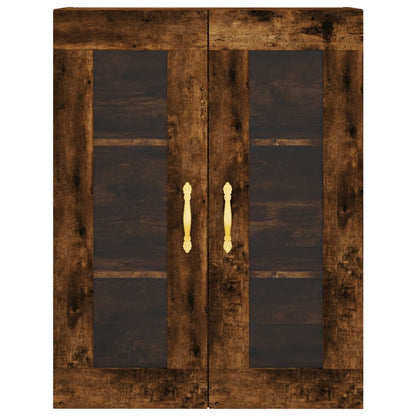Wall Mounted Cabinet Smoked Oak 69,5x34x90 cm