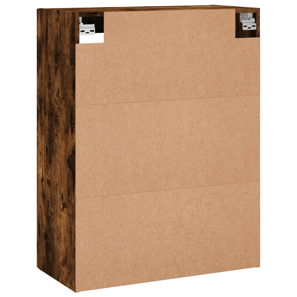 Wall Mounted Cabinet Smoked Oak 69,5x34x90 cm
