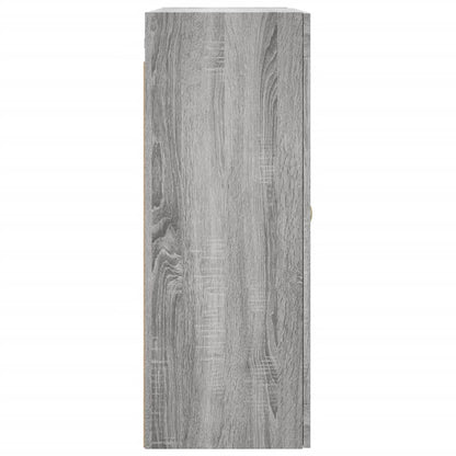 Wall Mounted Cabinet Grey Sonoma 69,5x34x90 cm