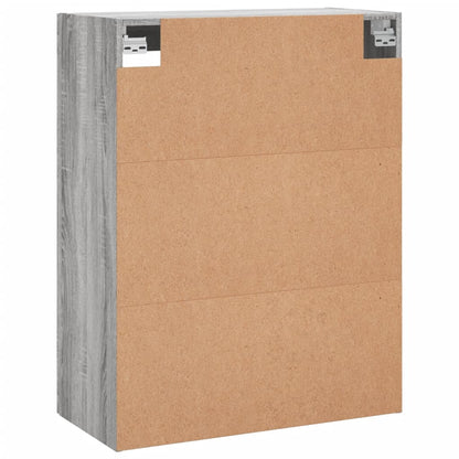 Wall Mounted Cabinet Grey Sonoma 69,5x34x90 cm