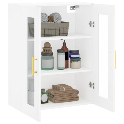 Wall Mounted Cabinet White 69,5x34x90 cm