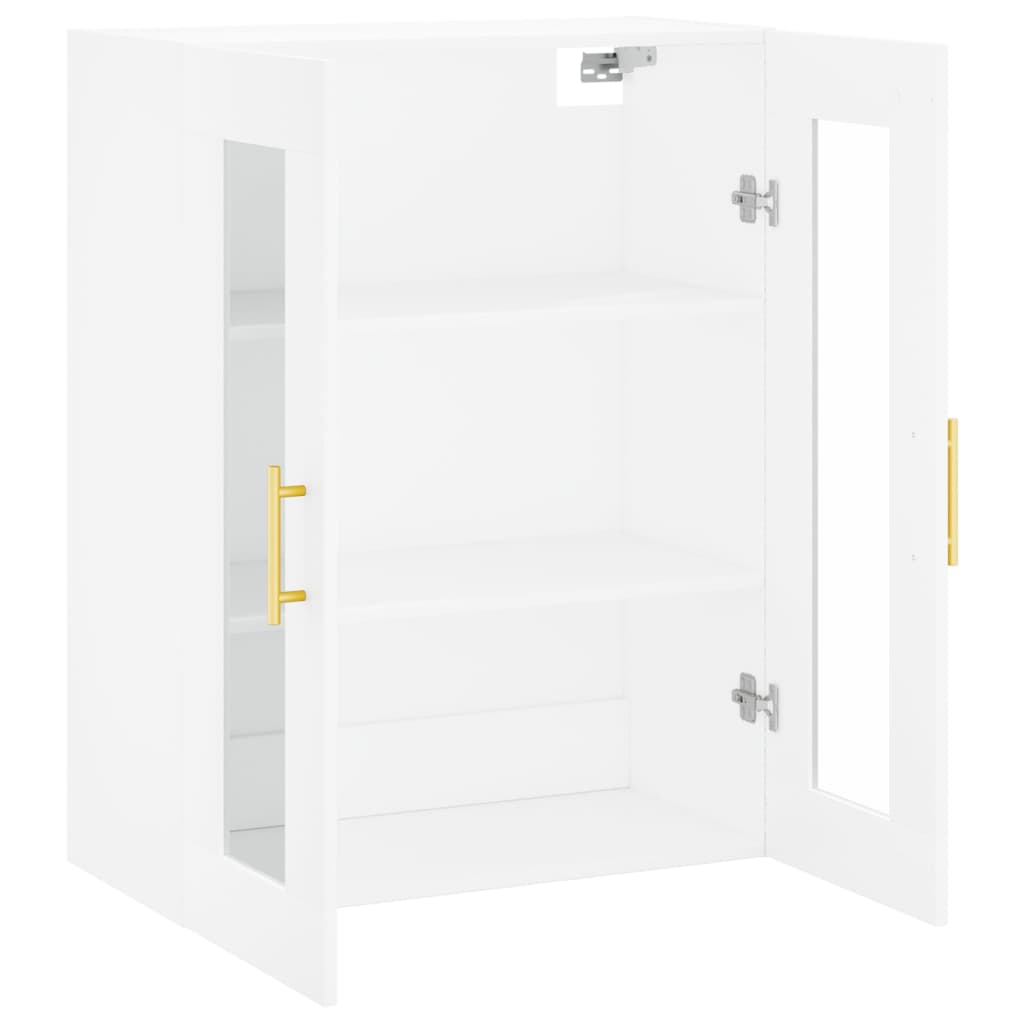 Wall Mounted Cabinet White 69,5x34x90 cm