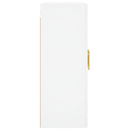 Wall Mounted Cabinet White 69,5x34x90 cm