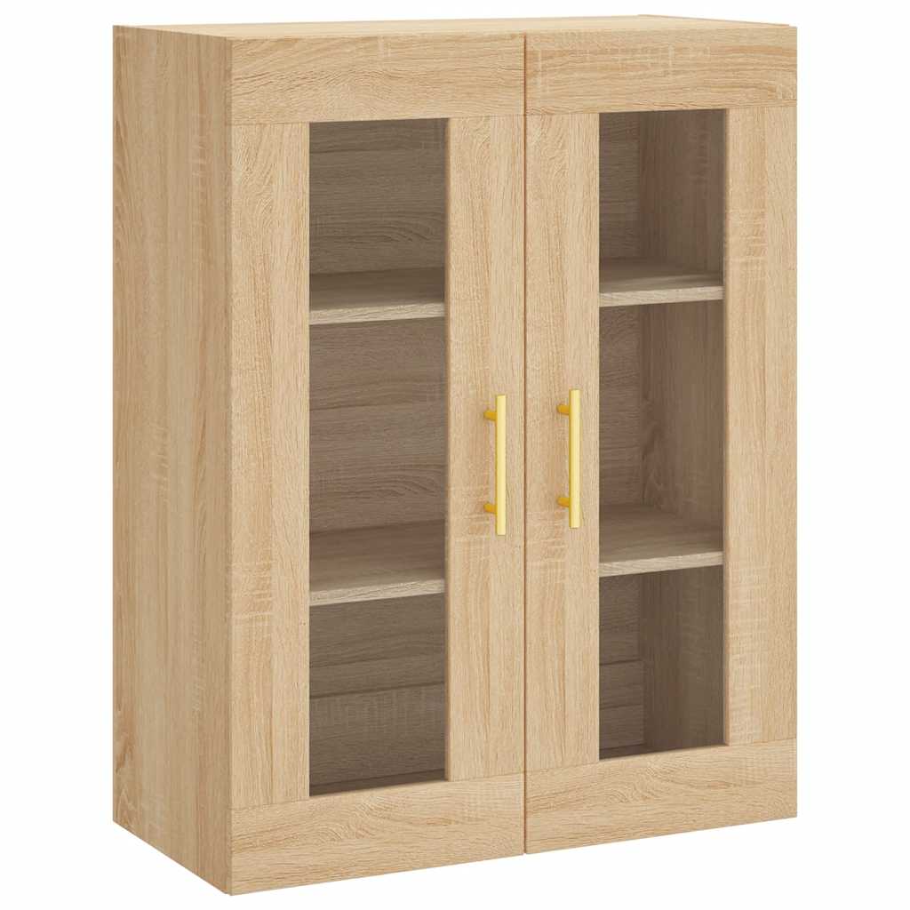 Wall Mounted Cabinet Sonoma Oak 69,5x34x90 cm