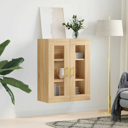 Wall Mounted Cabinet Sonoma Oak 69,5x34x90 cm