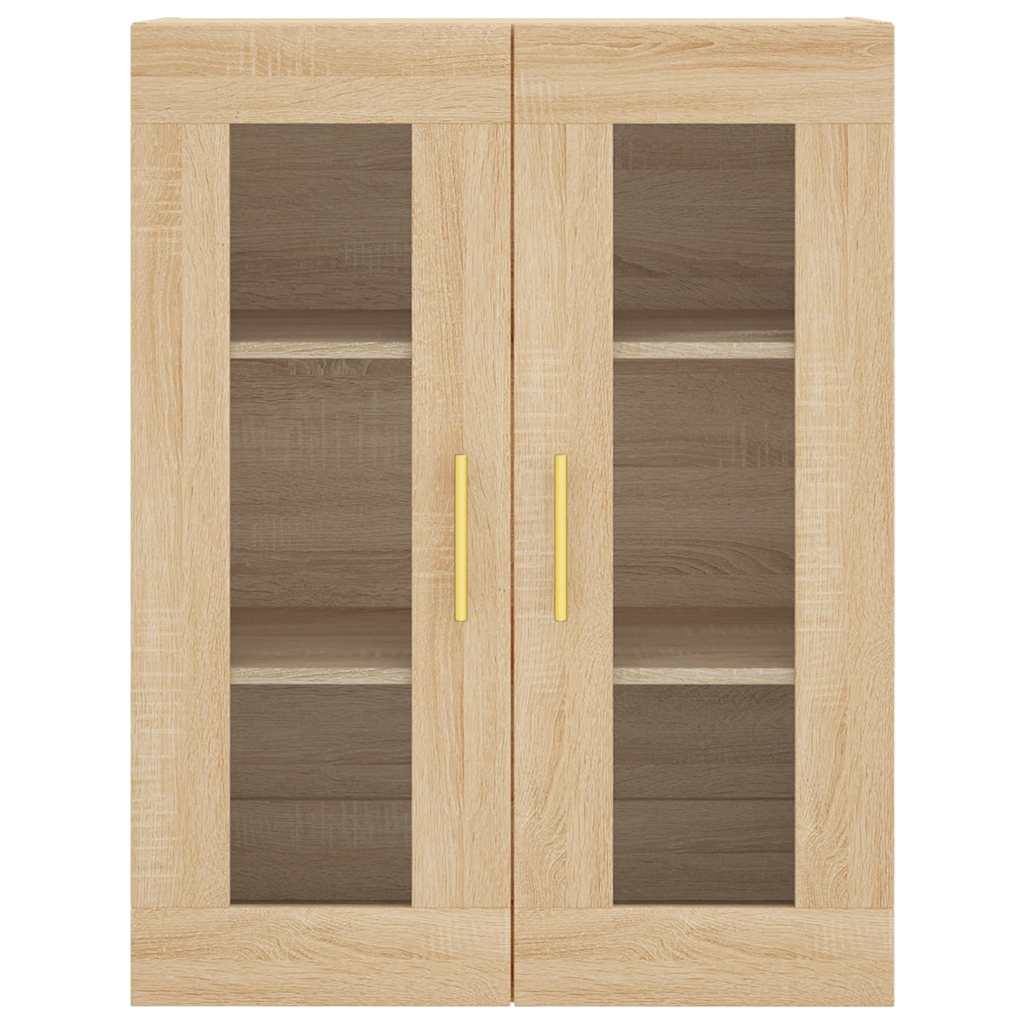 Wall Mounted Cabinet Sonoma Oak 69,5x34x90 cm
