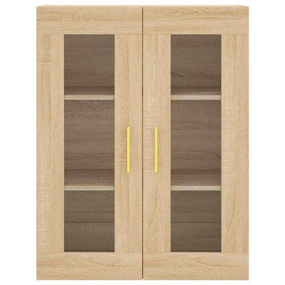 Wall Mounted Cabinet Sonoma Oak 69,5x34x90 cm