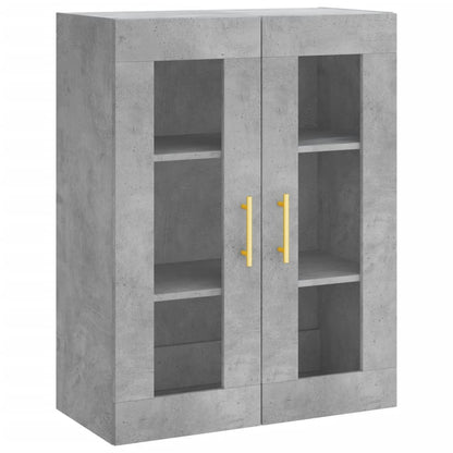 Wall Mounted Cabinet Concrete Grey 69,5x34x90 cm