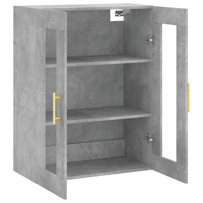 Wall Mounted Cabinet Concrete Grey 69,5x34x90 cm