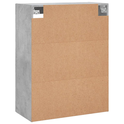 Wall Mounted Cabinet Concrete Grey 69.5x34x90 cm