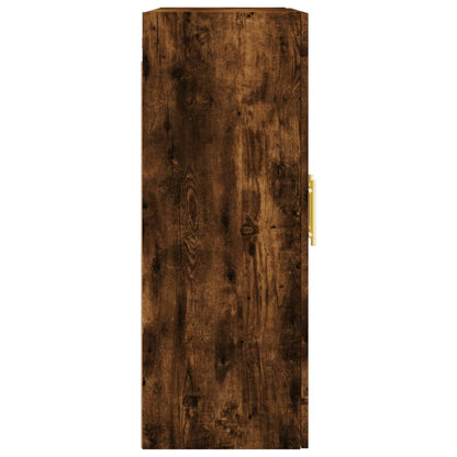 Wall Mounted Cabinet Smoked Oak 69,5x34x90 cm