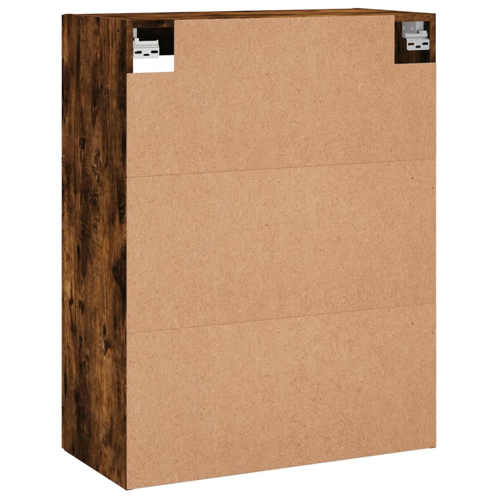 Wall Mounted Cabinet Smoked Oak 69,5x34x90 cm