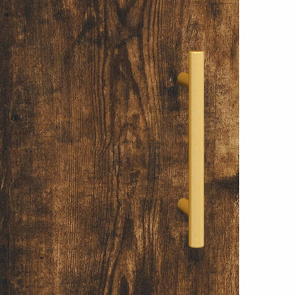 Wall Mounted Cabinet Smoked Oak 69,5x34x90 cm