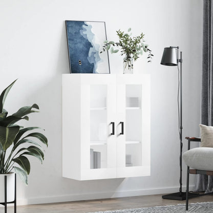 Wall Mounted Cabinet White 69,5x34x90 cm