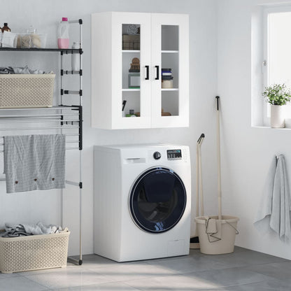 Wall Mounted Cabinet White 69,5x34x90 cm