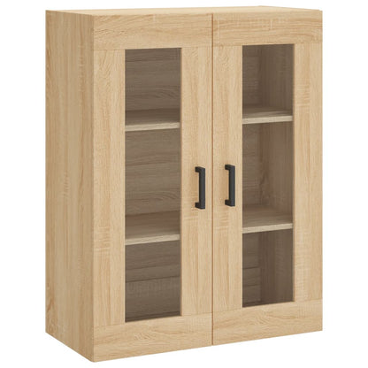 Wall Mounted Cabinet Sonoma Oak 69,5x34x90 cm