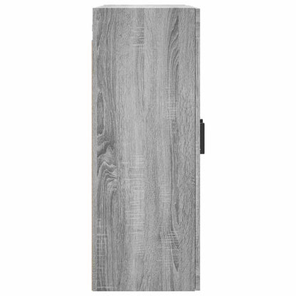 Wall Mounted Cabinet Grey Sonoma 69,5x34x90 cm