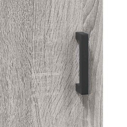 Wall Mounted Cabinet Grey Sonoma 69,5x34x90 cm