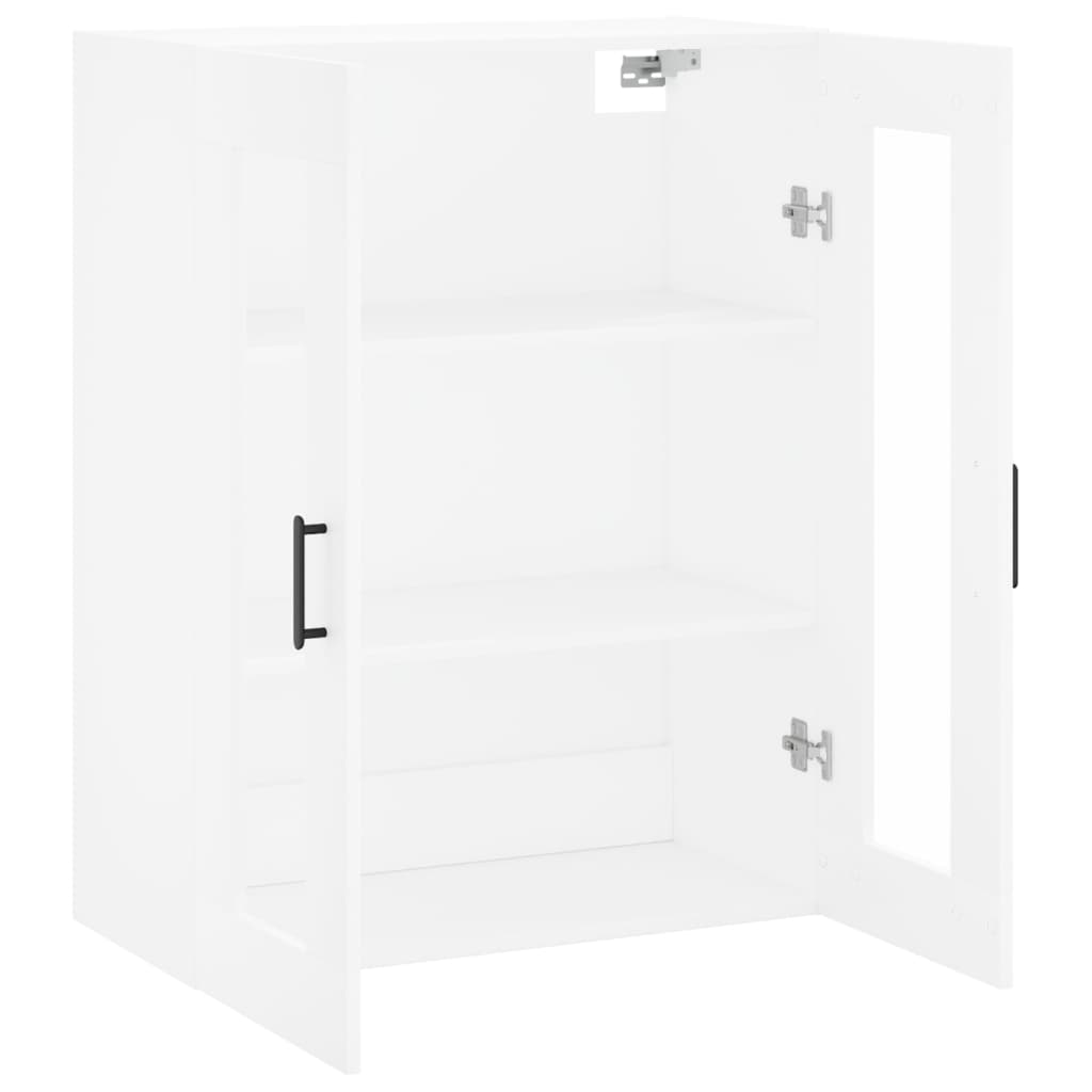 Wall Mounted Cabinet White 69,5x34x90 cm