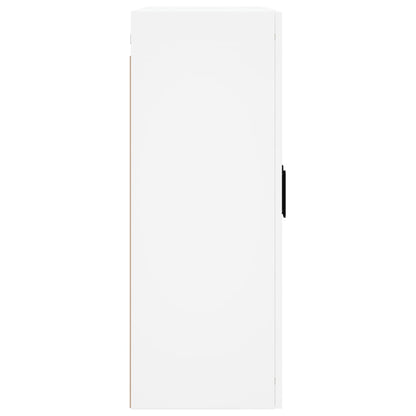 Wall Mounted Cabinet White 69,5x34x90 cm