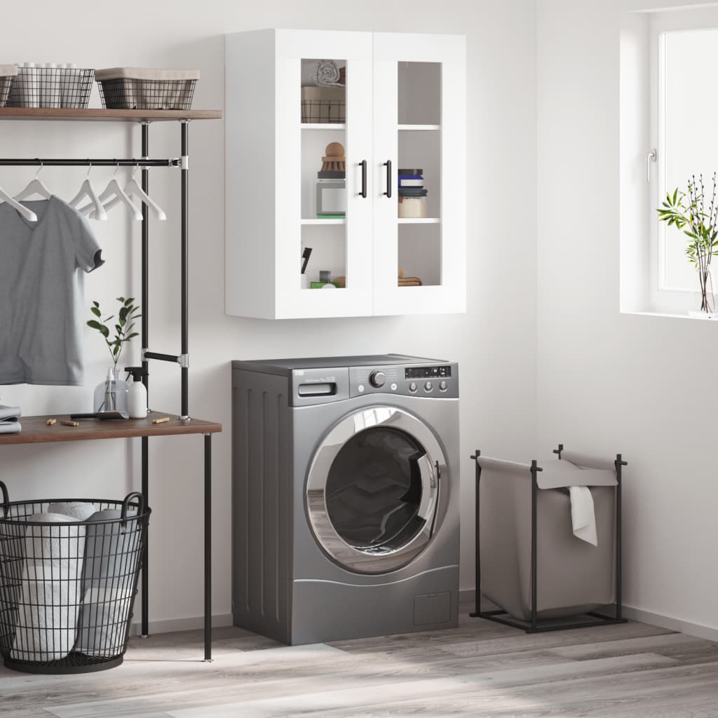 Wall Mounted Cabinet White 69,5x34x90 cm