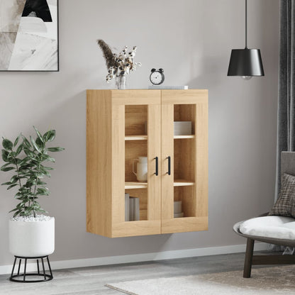 Wall Mounted Cabinet Sonoma Oak 69,5x34x90 cm