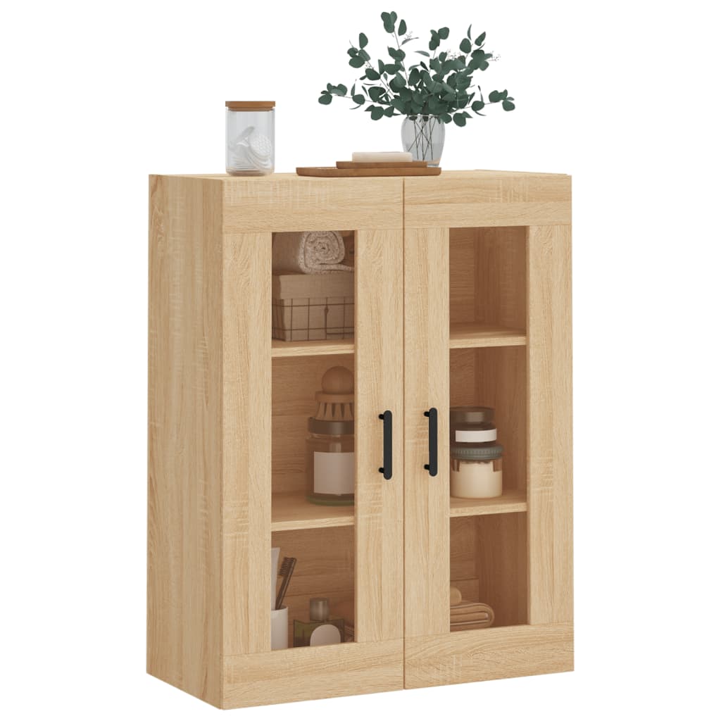 Wall Mounted Cabinet Sonoma Oak 69,5x34x90 cm