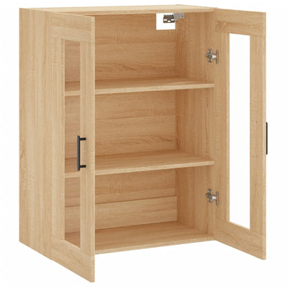 Wall Mounted Cabinet Sonoma Oak 69,5x34x90 cm