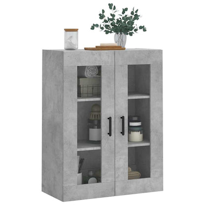 Wall Mounted Cabinet Concrete Grey 69,5x34x90 cm