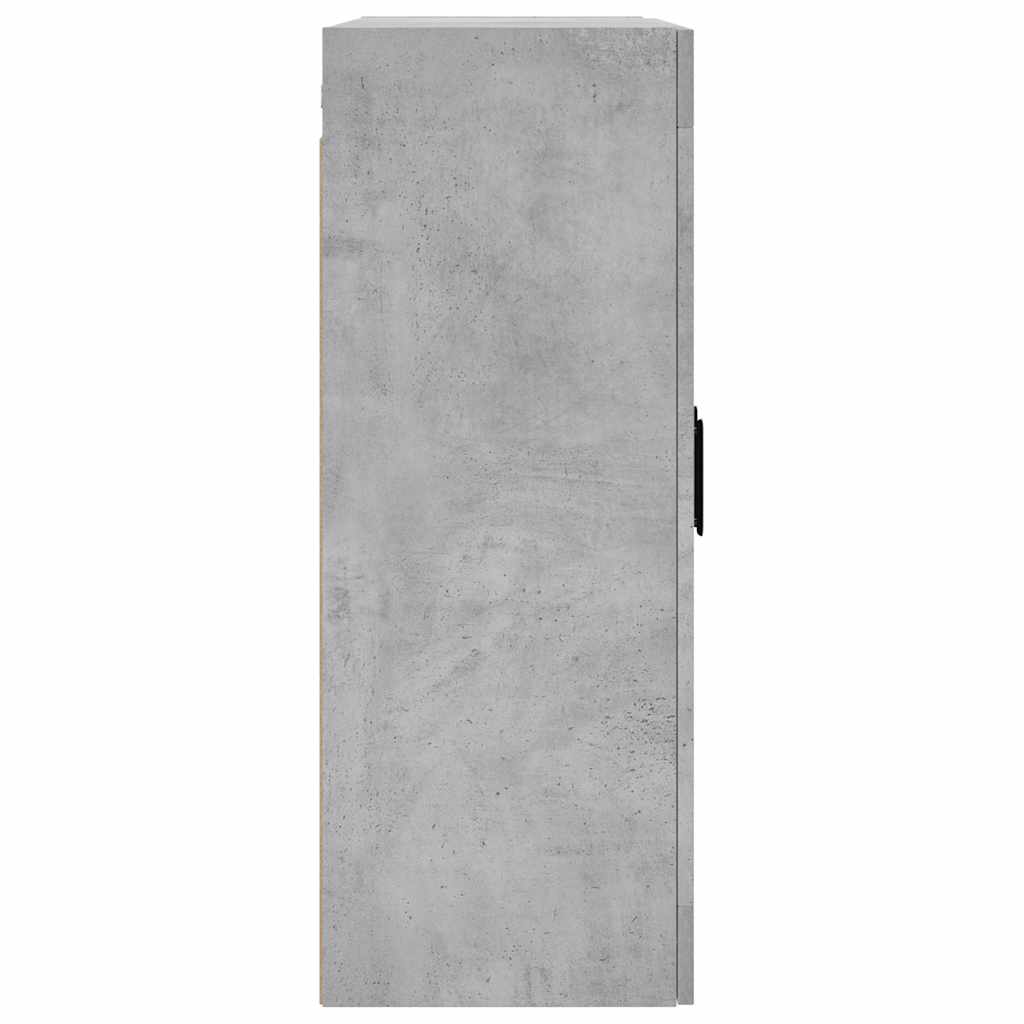 Wall Mounted Cabinet Concrete Grey 69,5x34x90 cm