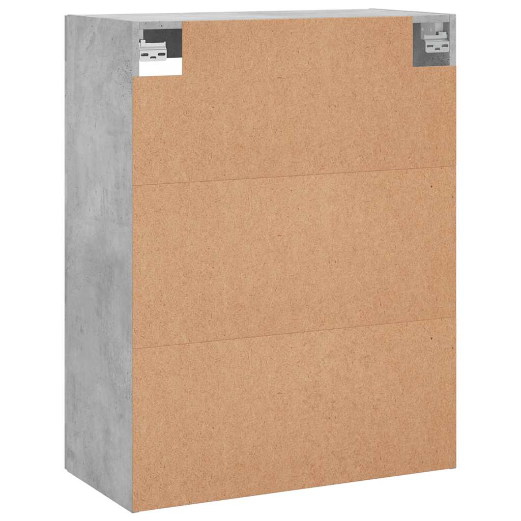 Wall Mounted Cabinet Concrete Grey 69,5x34x90 cm